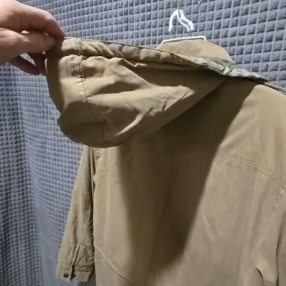 LondonFog Long Insulated Coat Jacket XL Towne Rain Windbreaker Hood Utility Tech - Picture 6 of 13